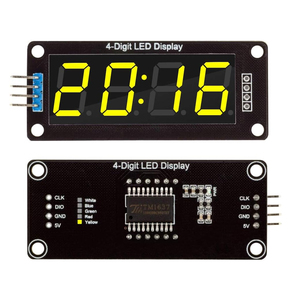 TM1637 0.56 "LED Display digitale tubo decimale 7 segmento 4 cifre orologio doppio Display a punti Driver seriale modulo - Product Image 4
