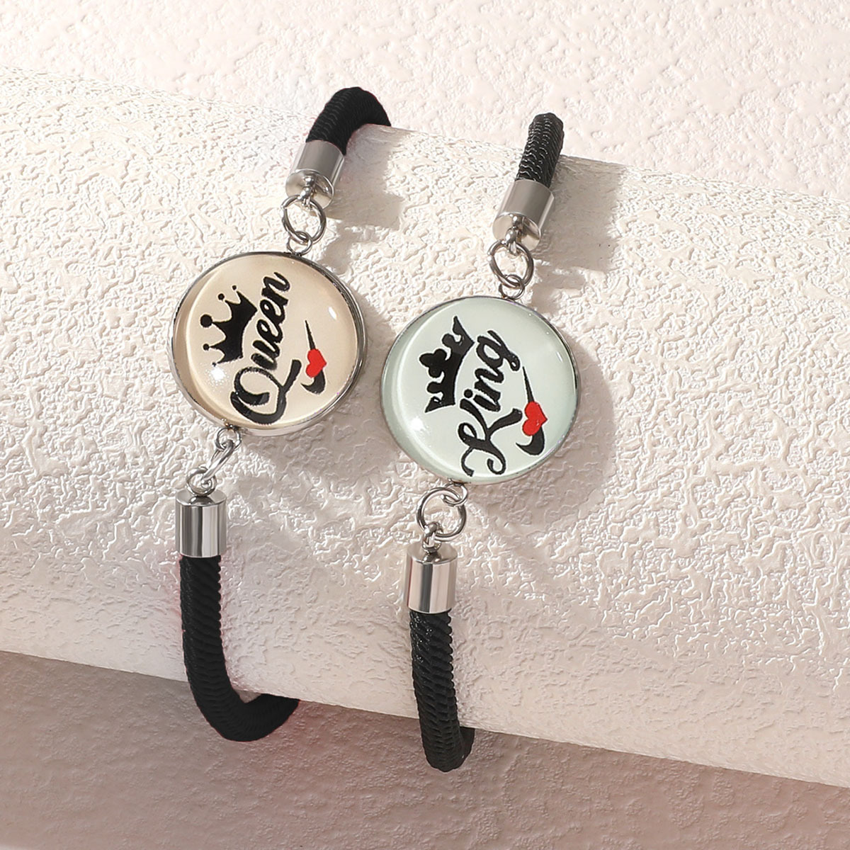 Couronne reine noire et corde noire
