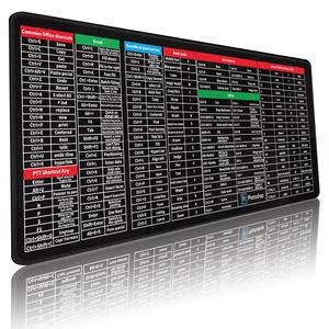 Alfombrilla de escritorio con acceso directo de Excel, alfombrilla de ratón con acceso directo para teclado XL,XXL, alfombrilla de ratón de escritorio personalizada de goma antideslizante de goma extendida - Product Image 1