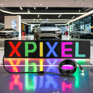 Полноцветный светодиодный гибкий дисплей приложение Bluetooth автомобильное заднее стекло рекламный экран мягкое прокручивание подзаголовков светодиодное оборудование - Product Image 4
