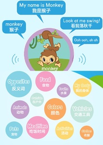 Educational Toys My First Leaning Book Touch &amp; Teach Word Book Musical Rhymes Book <strong>Learn</strong> to <strong>Read</strong> for Kids - Product Image 6
