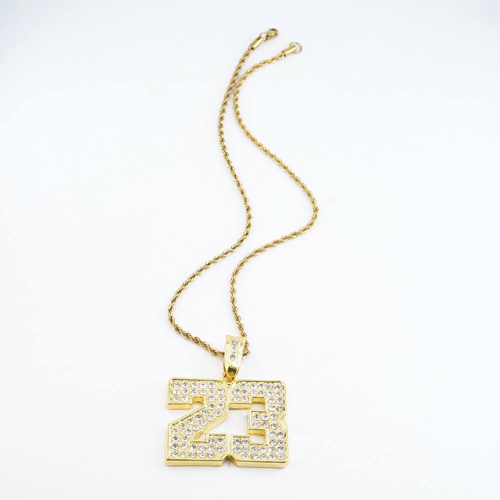 Gold with twist chain