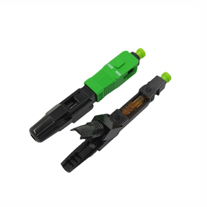 ตัวเชื่อมต่อสาย FTTH SC APC ตัวเชื่อมต่อแบบรวดเร็วหัวต่อแบบเร็ว sc/apc สีเขียว - Product Image 4