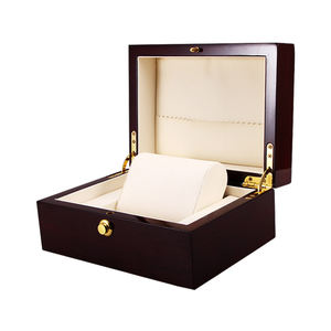 กล่องไม้ MDF บานพับมีฝาปิดกล่องไม้สำหรับใส่นาฬิกาเครื่องประดับเป็นมิตรกับสิ่งแวดล้อม - Product Image 1