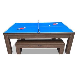 Suitable <strong>3</strong> in 1 MDF <strong>Multi</strong> <strong>Function</strong> <strong>Table</strong> <strong>with</strong> Bench Indoor Entertainment - Product Image 1