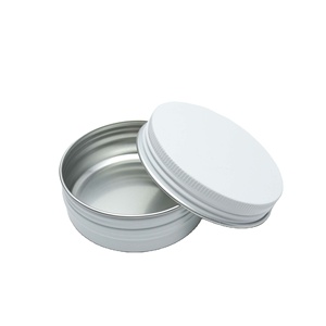 Sıcak satış boş dudak balsamı fırçalama alüminyum metal kavanoz tütün konteyner teneke kutular vücut kremi için mumlar sabun 10g 30g 60g 100g 250g <span class=keywords><strong>j</strong></span>