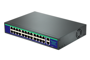 Interruptor POE de entrada y salida DC 15V 250W, 24/24, 24 + 2 puertos, 1/2/24 - Product Image 2