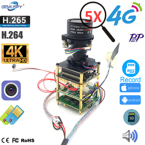 Cámara IP de seguridad inalámbrica, módulo de vigilancia con Zoom óptico 5X, 4K, 8MP, CCTV, Imx415, Camhi, Audio bidireccional, tarjeta TF, DIY - Product Image 2