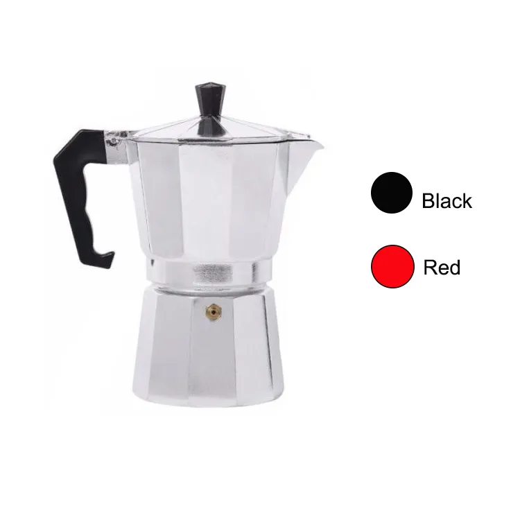 Moka pot-cafetera de capuchino moka, cafetera de estufa