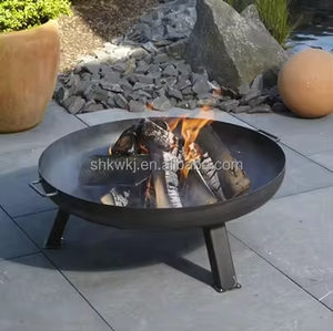 Large - Capacity <strong>Round</strong> Outdoor Fire Pit for Garden and <strong>Patio</strong> - Product Image 2