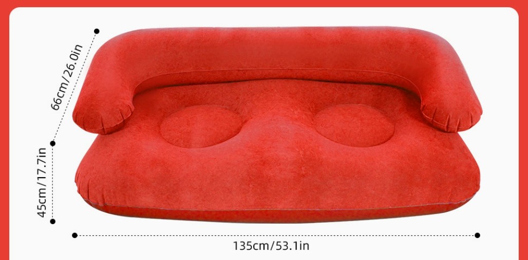 Ensemble double bleu et rouge