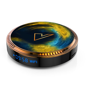 4.0อีเธอร์เน็ต100ม. กล่องทีวีแอนดรอยด์11ช่องเชื่อมต่อไวไฟแบบคู่สี่คอร์สมาร์ตทีวีพหุภาคี - Product Image 4