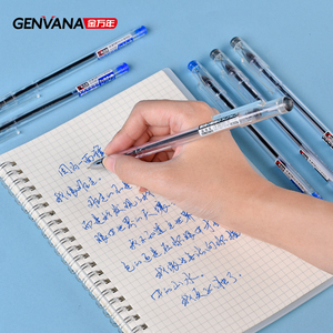 Bút bi Genvana bán buôn, thân bút trong suốt đơn giản, ngòi 0.5, bút bi viết êm, bút stylus. - Product Image 6