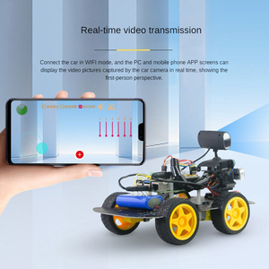 Интеллектуальный программируемый робот-Патруль STM32 с Wi-Fi и Bluetooth для видеосъемки, комплект для создания препятствий - Product Image 3