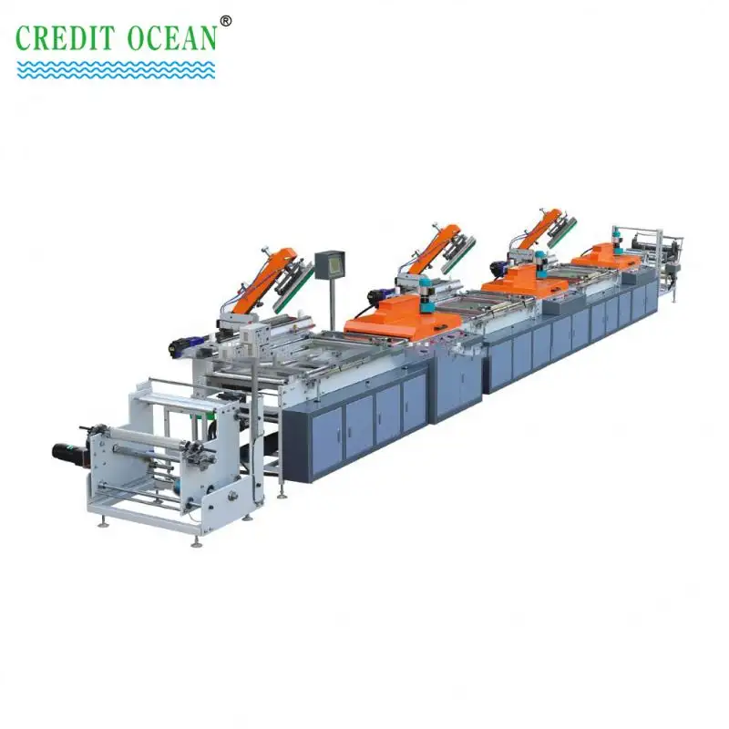 Machine d'impression sur écrans en soie, impression de crédit OCEAN de haute qualité