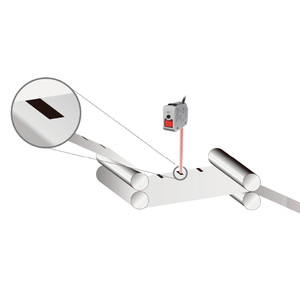 Senpum Laser Rotlicht Farb sensor RS-485 1m Mark Sensor Farb sortiermaschine Farber kennung sensor Ersetzen Keyence Sick - Product Image 5