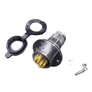 GX25 SERIES 2/3/4/5/6/7/8/9/10PIN DF CONNECTOR,ปลั๊กปลั๊กการบิน - Product Image 1
