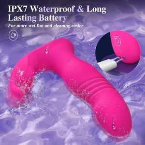 APP Control 9 Frequency Clitoral Suction Licking Vibrating Adult <strong>Sex</strong> Thrusting Telescopic Rabbit Vibrators for Female