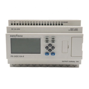 Rievtech Sms PLC PR-24DC-DA-R可编程逻辑控制智能控制器自动化plc价格人机界面控制 - Product Image 1