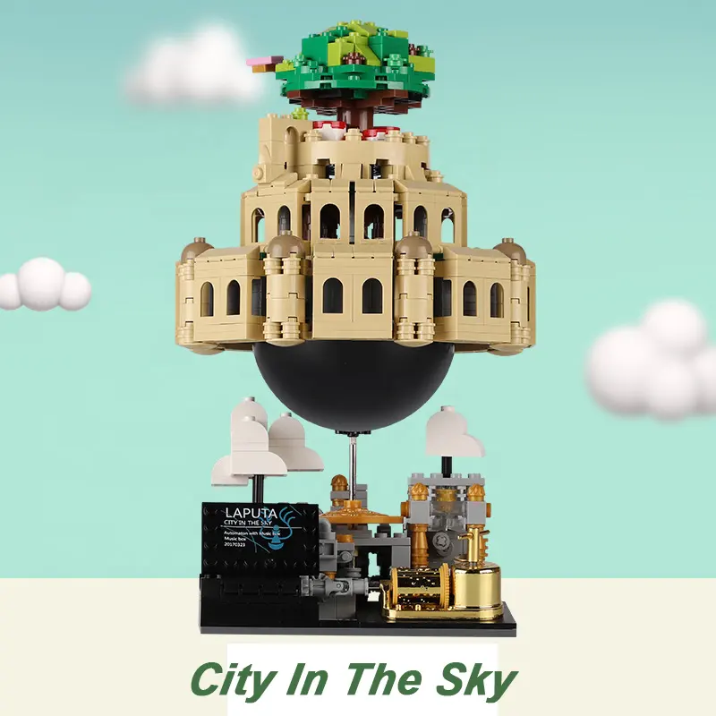 XingBao-bloques de construcción creativos de la ciudad en el cielo para niños, 05001, bloques de construcción educativos, modelo de regalo