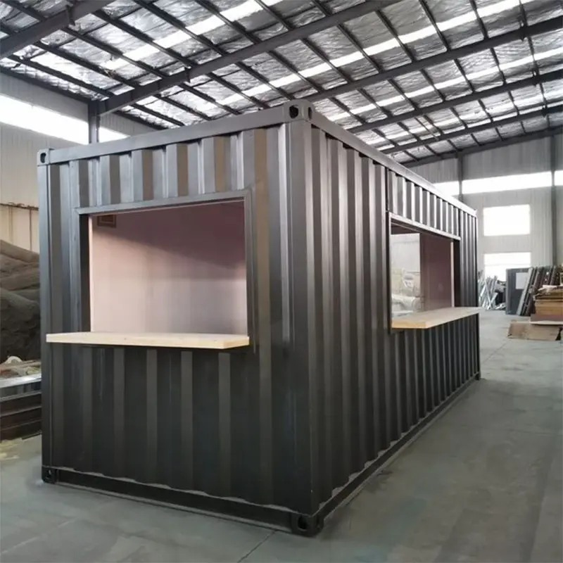 Casa pré-fabricada de construção rápida 20ft modular folding container house camping dobrável minúsculo container escritório portátil escritório container