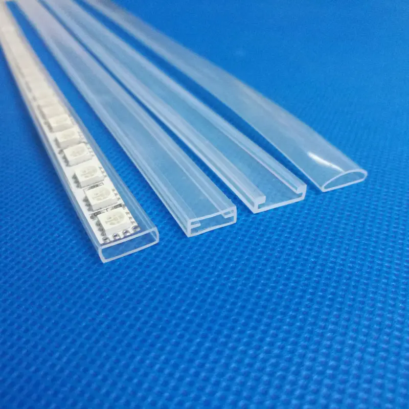 LED lengan selang silikon neon tabung silikon fleksibel untuk strip LED penyebar silikon lampu neon strip led