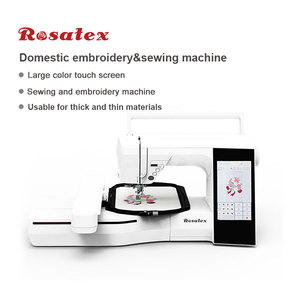 RS-767 domestica multifunzione automatica in pelle elettrica portatile per uso domestico mini macchina da cucire macchine da ricamo