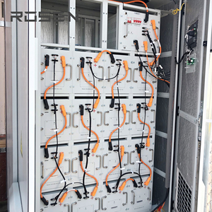 Almacenamiento de batería Rosen, sistema de respaldo de energía solar, China, sistema híbrido de 100kw, diseño de fábrica