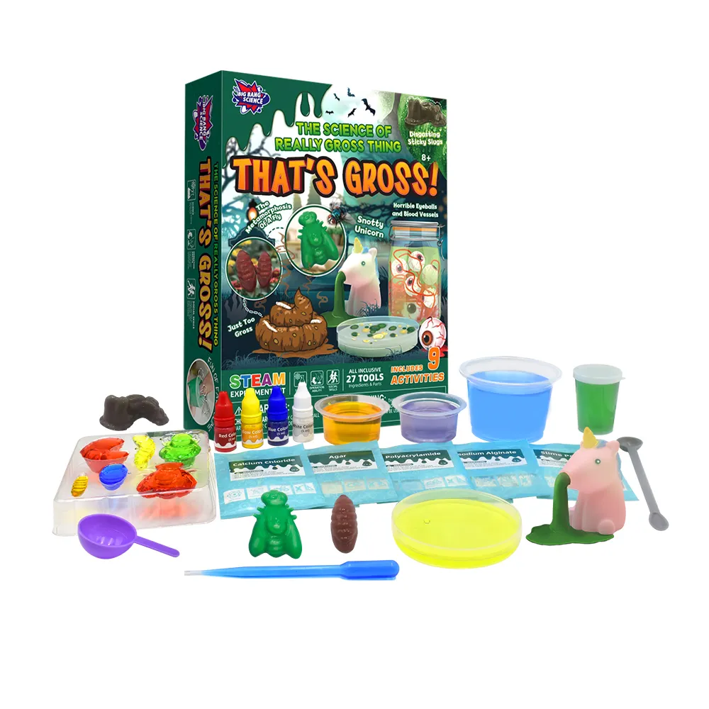 Science Explore Asgusting Gross Science Toys Suministros educativos Juegos de ciencia para niños
