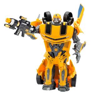 2-in-1 plastik deformasyon çocuklar oyuncak Robot Cartoan Anime araba figürü otomatik dönüşümü modeli - Product Image 2