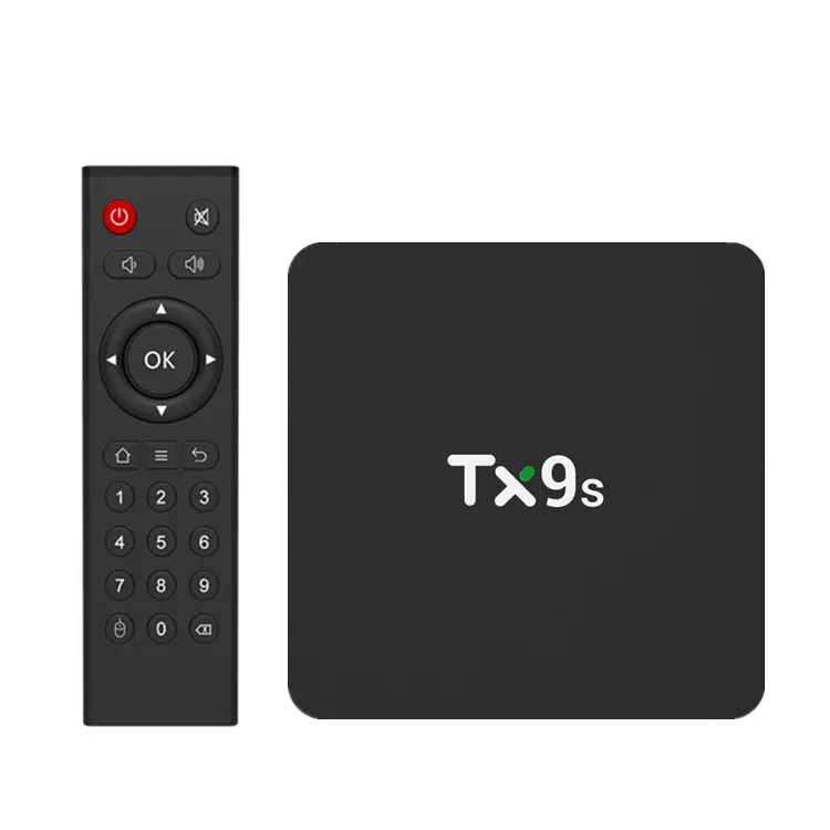 QUNSHITECH جديد وصول أرخص تانيكس TX9S amlogic s912 ثماني النواة تي في بوكس أندرويد 2gb 8gb 4K tv box مزود بواى فاى TX9S