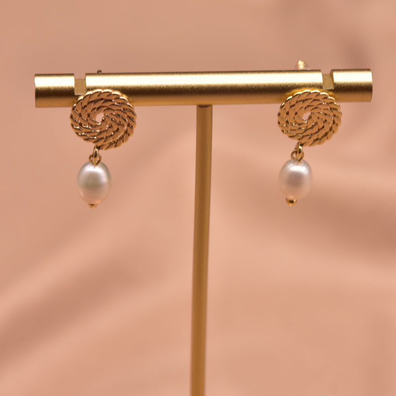 GE0810-4 Boucles d'oreilles à tige en forme de sucette