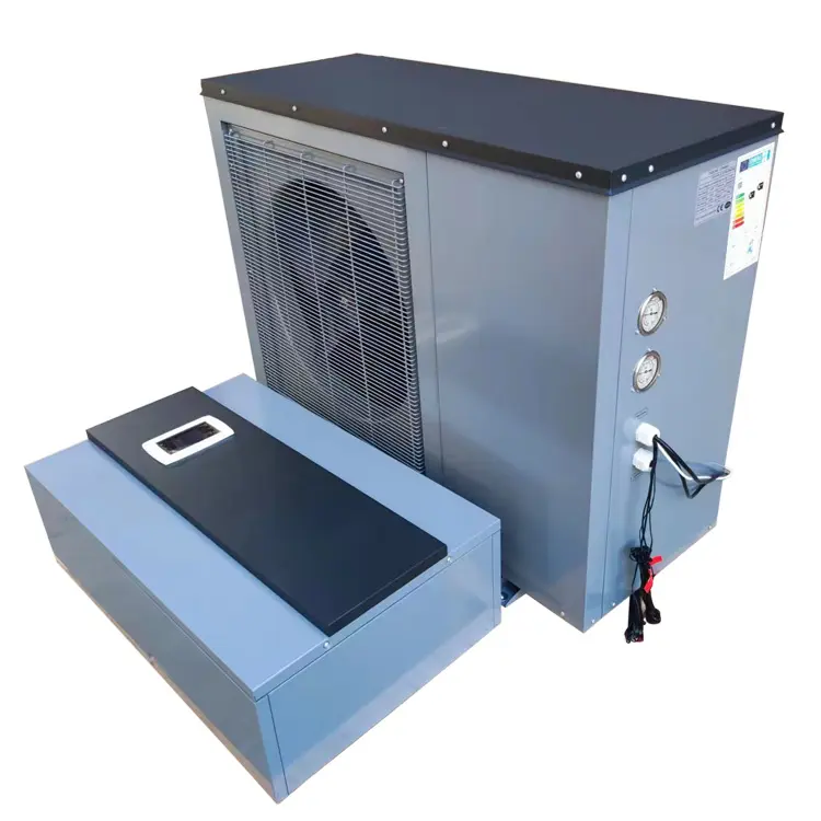 مضخة حرارة سبليت Folansi DC مع محول لتدفئة وتبريد سخان المياه الساخنة R32/R410a 12 كيلو وات مضخة حرارة كاملة بمحول للهواء
