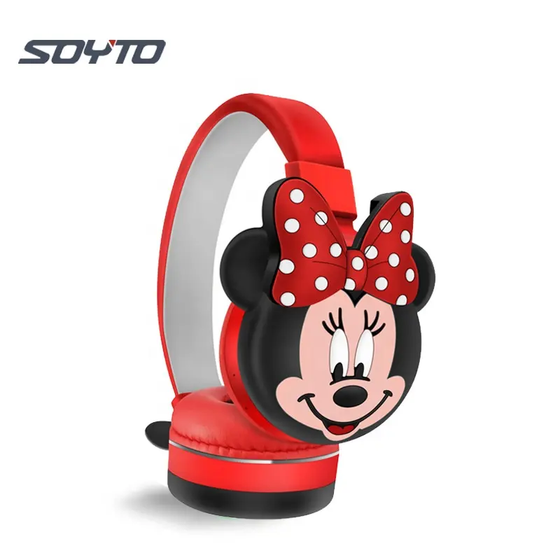 Shuoyin 2023 AH806L minnie mickey mouse casque sans fil mario bro bros enfants casque mignon dessin animé BT casque pour enfants filles