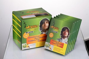 Mokeru Noni <strong>Black</strong> Hair Dye Shampoo Mild Formula No Allerge to Skin or Scalp
