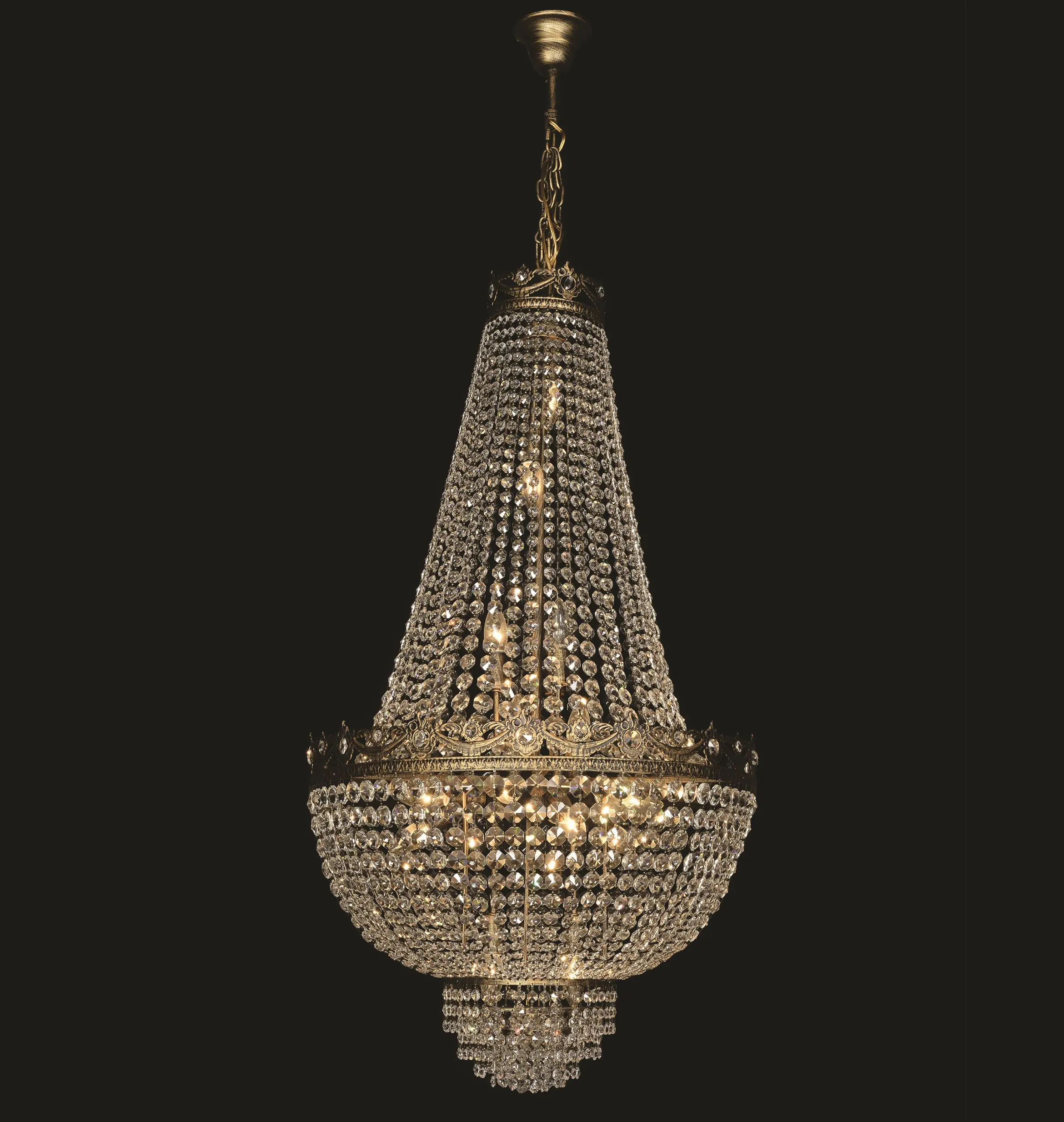 Estilo europeu vintage antigo ferro bronze ouro cristal lustre pingente lâmpadas luz home decoração iluminação