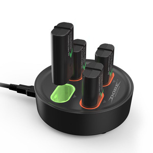 Çok fonksiyonlu şarj aleti kablosu Xbox One denetleyici 4x120 0mAh şarj edilebilir pil paket değiştirme ABS uyumlu Xbox serisi X | S - Product Image 5
