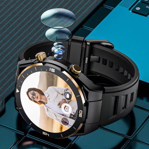 HRS PG888 4G akıllı saat <span class=keywords><strong>Android</strong></span> 8.1 WIFI 2 + 32G HD kamera müzik Video izle sesli arama Smartwatches ile Sim kart - Product Image 4