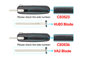 3 düğmeler araba anahtarı kabuk araç tuşları uzaktan Fob durumda araba alarmı kapak konut anahtarsız CITROEN C2 C3 C4 C5 C6 VA2 ve CE0523 için - Product Image 4