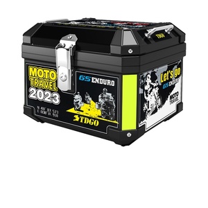 LOGO özelleştirme motosiklet gövde motosiklet çantası vaka scooter gövde kutusu sert plastik yeni tasarım en vaka motosiklet çantası kutu - Product Image 4