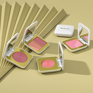 บรรจุภัณฑ์เครื่องสำอางสีขาวแม่เหล็ก PVA เปล่า2in1 - Product Image 5