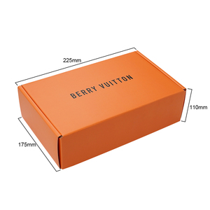 Bán Buôn Tùy Chỉnh Thương Hiệu In Ấn Sinh Thái Thân Thiện Kraft Hộp Bao Bì E Sáo Các Tông Sóng Gửi Thư Vận Chuyển Hộp - Product Image 3