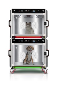 Terza generazione di TSAAS ICU incubatore per cani animali veterinari necessità quotidiane animali domestici incubatore per parto ospedaliero forniture per animali domestici