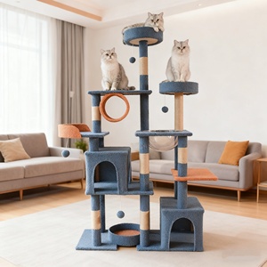 עץ חתול רב-שכבתית עץ חתול קן מיוחד קפיצות פלטפורמה סיטונאית של מסגרות טיפוס חתול - Product Image 1
