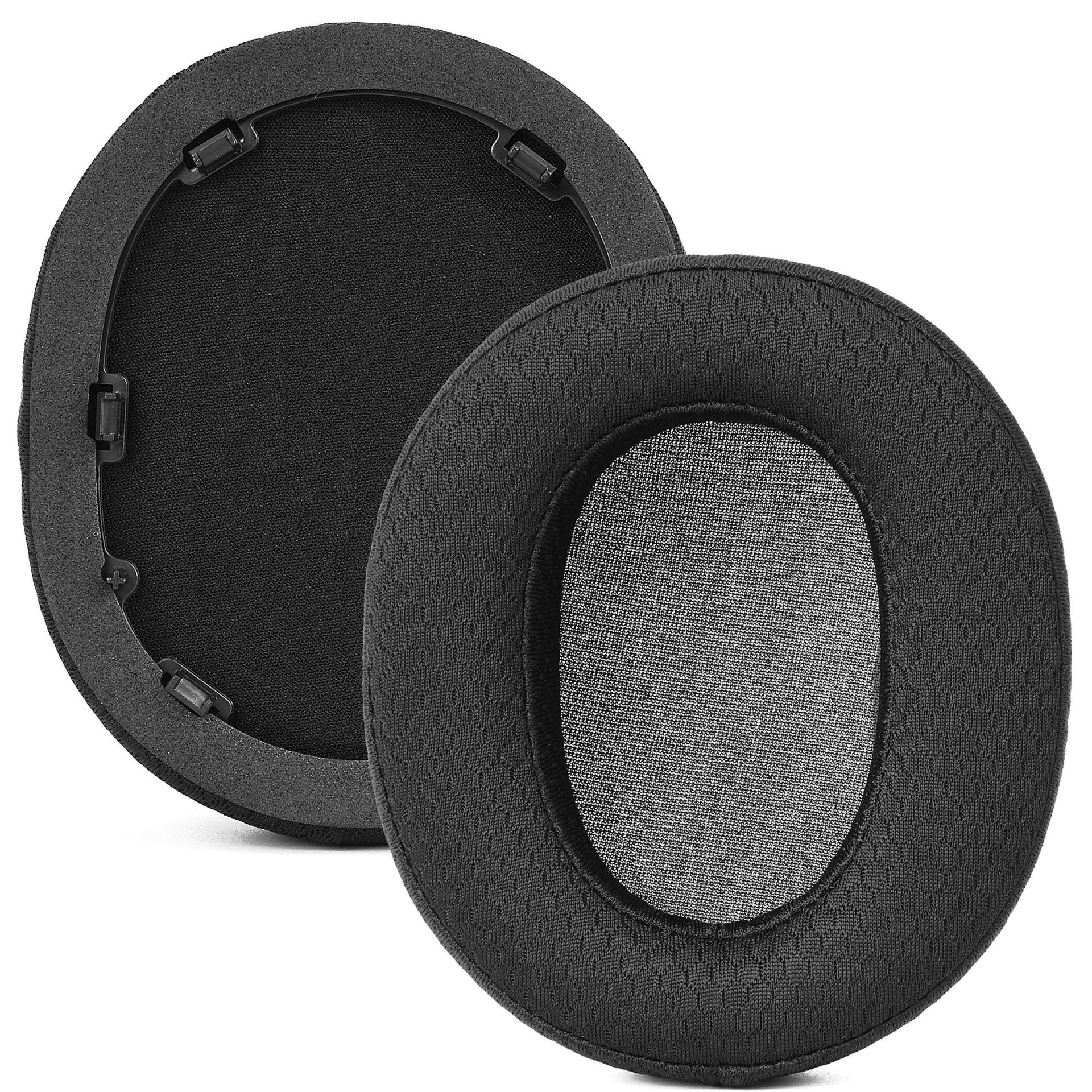 Tissu en maille noire