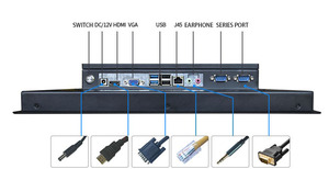 Monitor de PC todo en uno Android Pantalla táctil de Marco abierto a prueba de agua Panel industrial táctil todo en uno Ordenador PC - Product Image 5
