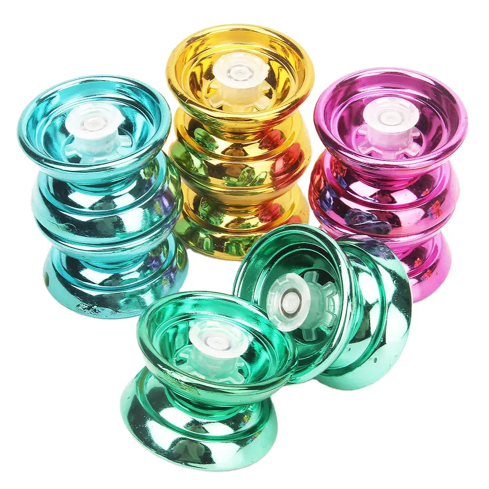 Venta al por mayor yoyo juguete personalizado de aluminio yoyo intermitente Bola de yoyo para niños Juguetes