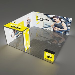 JiongChang Custom Design Advertising Trade Show Standing Counter Led Seg Lightbox - Product Image 5