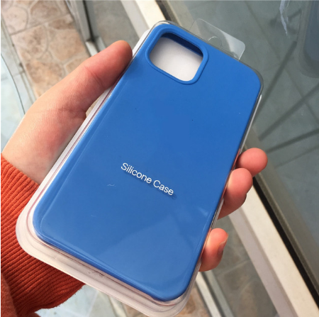 Bleu lac profond sans logo