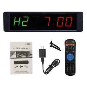 Nuova moda Mini digitale LED Countdown sport cronometro orologio Home palestra Fitness intervallo allenamento Timer con telecomando - Product Image 3